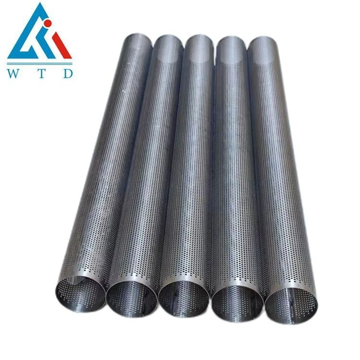 GR2 89mm titanium perforated pipe