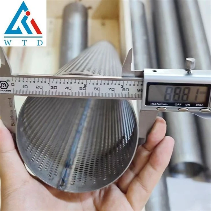 88.9mm titanium perforated pipe